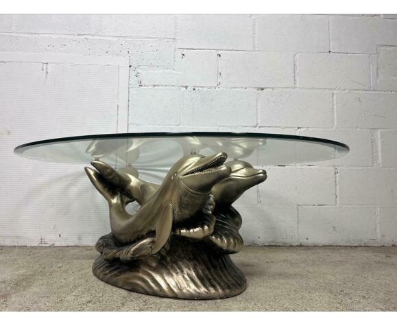 Vintage "golden" coffee table