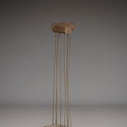 Sculpture cinétique abstraite en métal, dans le style de Harry Bertoia, années 1960