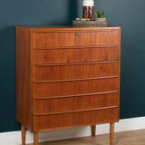 Commodes rétro en teck des années 1960 danoises du milieu du siècle