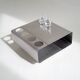 Coffee table/bar in stainless steel, France 1970