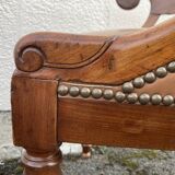 19th-century mahogany office chair