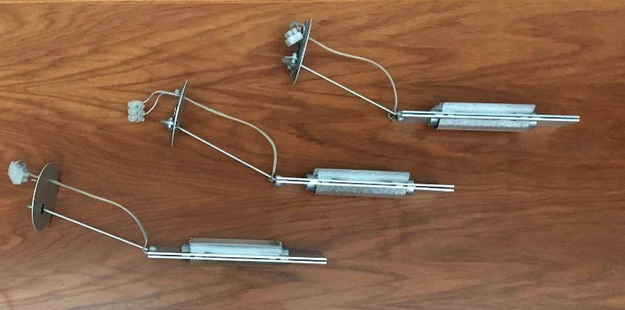 German postmodern wall lamps Wandering Finger by Ingo Maurer for M Design, 1990s, set of 3