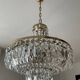 Cascade chandelier with vintage 70s tassels