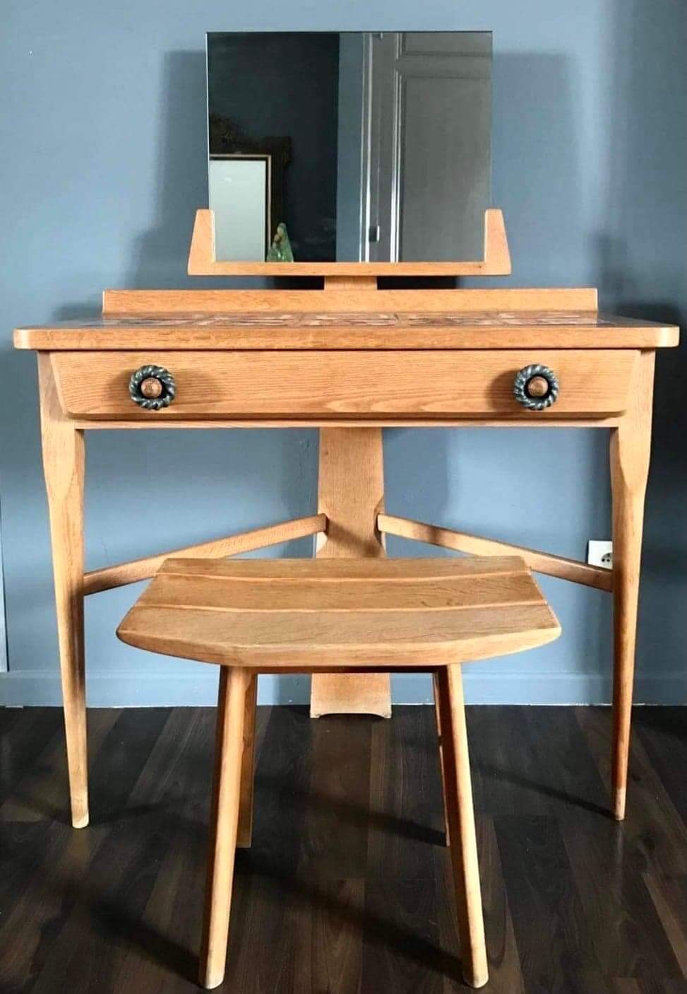 Dressing table and seat by Robert Guillerme and Jacques Chambron, Vos Maison brand
