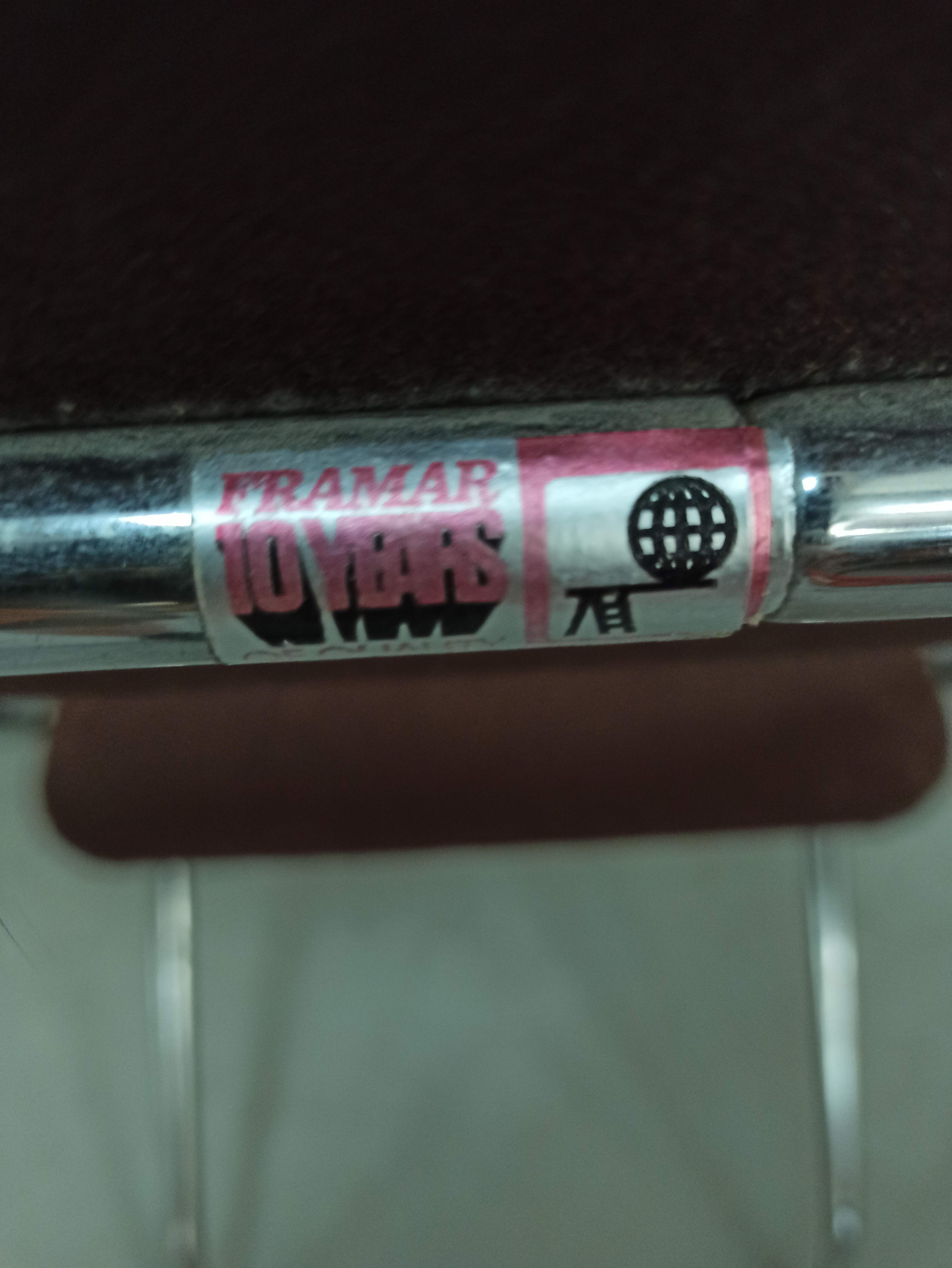 Framar - 4 folding chairs in brown fabric