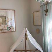 Rattan baby bed