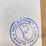 Frame naturalized vintage butterflies