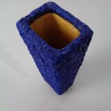 Purple and Blue Studio Ceramic Vase, Germany, 1960s