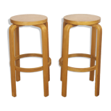 Laminated wooden stools