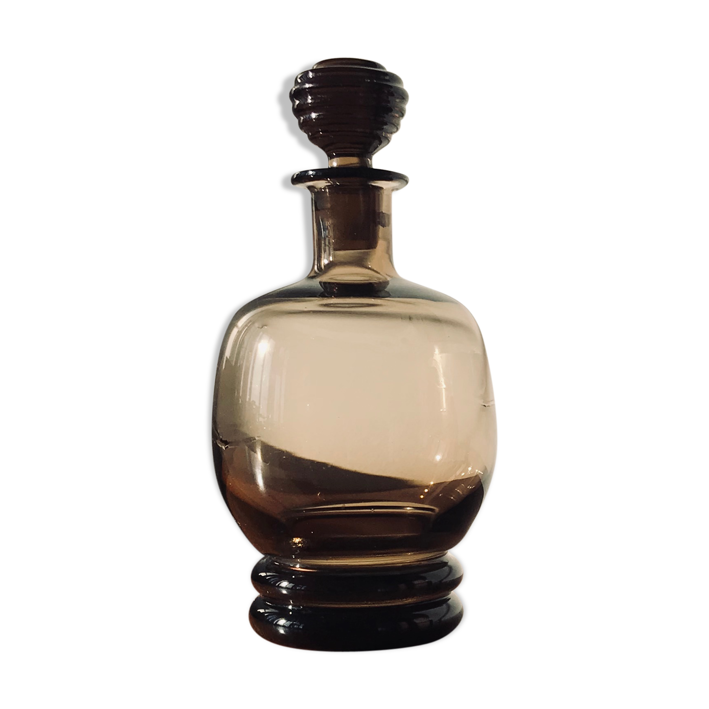 Smoked glass carafe