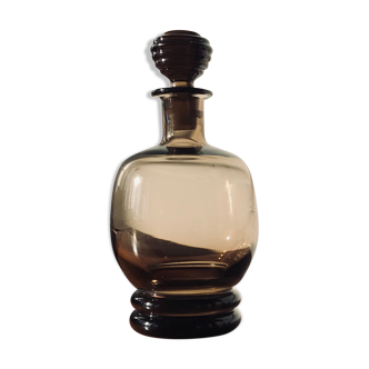 Carafe en verre fumé