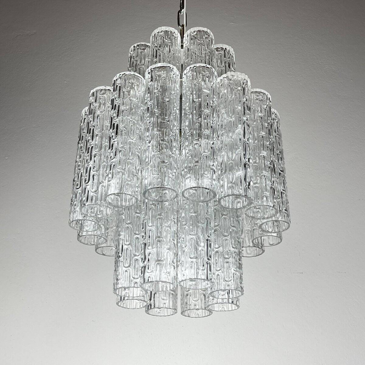 Murano glass chandelier by Venini, Italy, 1960s