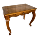 Louis xv style writing table nightstand wood + drawer 19th century walnut vintage