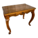 Louis xv style writing table nightstand wood + drawer 19th century walnut vintage