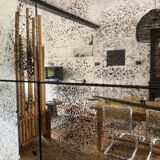 Aged look mirror
