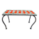 Ceramic coffee table with scales from the 1950s.