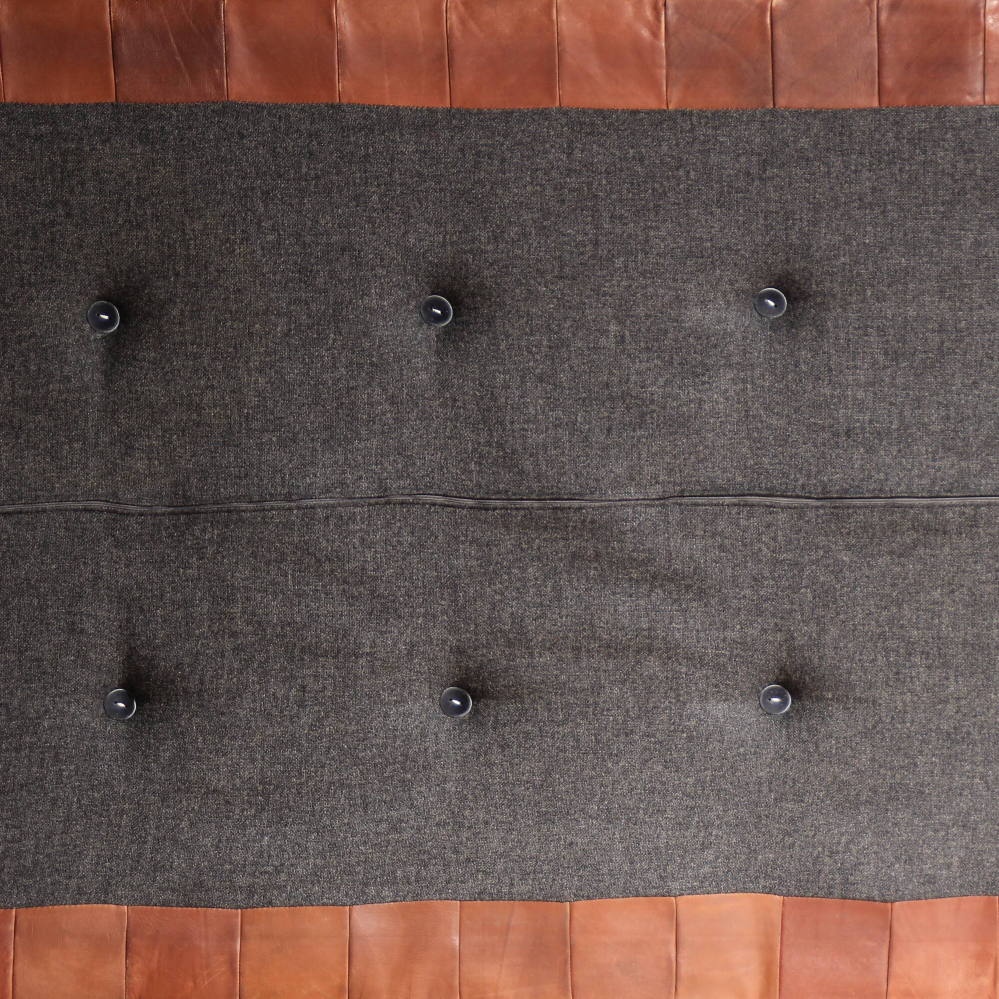 Daybed ‚DS-80‘ in Cognac Patchwork Leather by De Sede | Switzerland 1970s