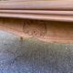 Large Louis XV dining table stripped in solid oak 1960 260cm