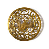 Dessous de plat en laiton motif écureuil