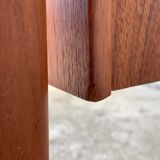 Desk Arne Vodder Teck Danish design 50's box with sliding drawers