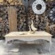 Table basse bois ancienne rénovée