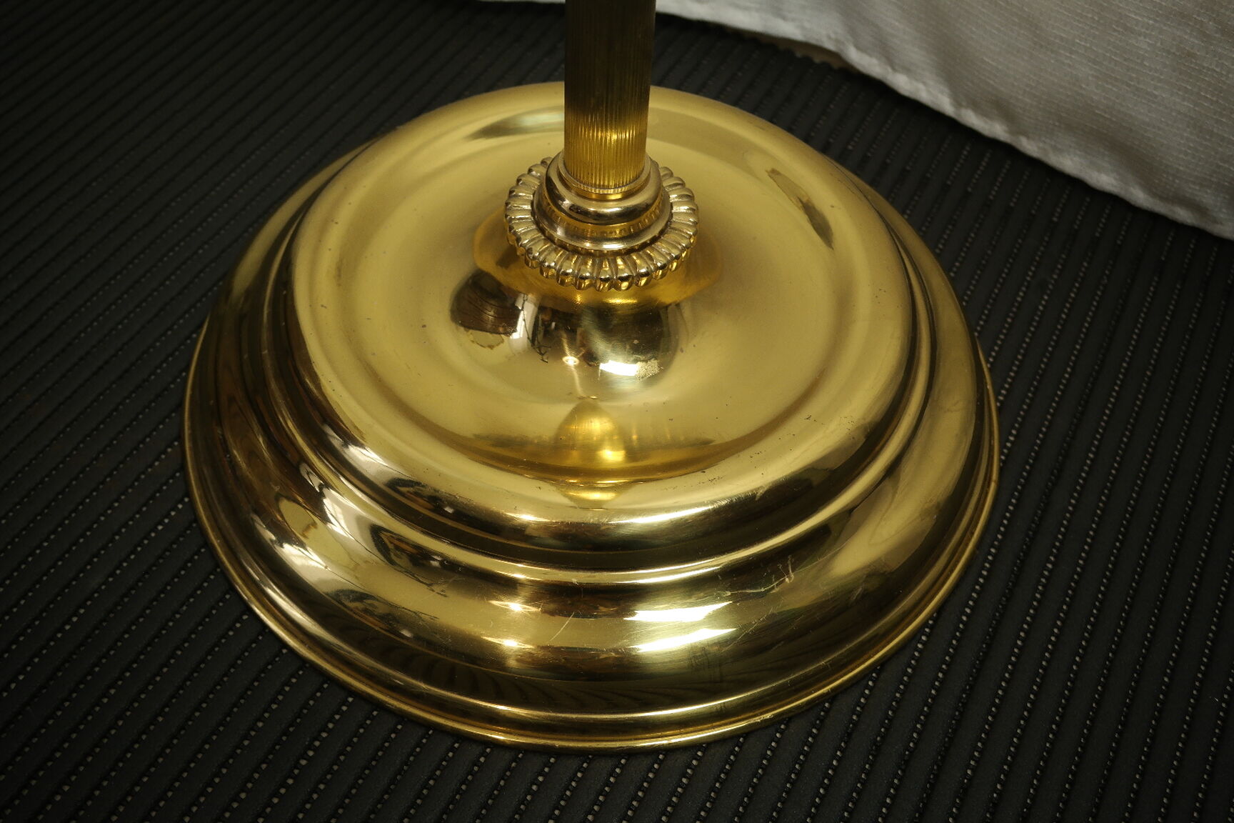 Art Deco brass coat rack from the 20th century.