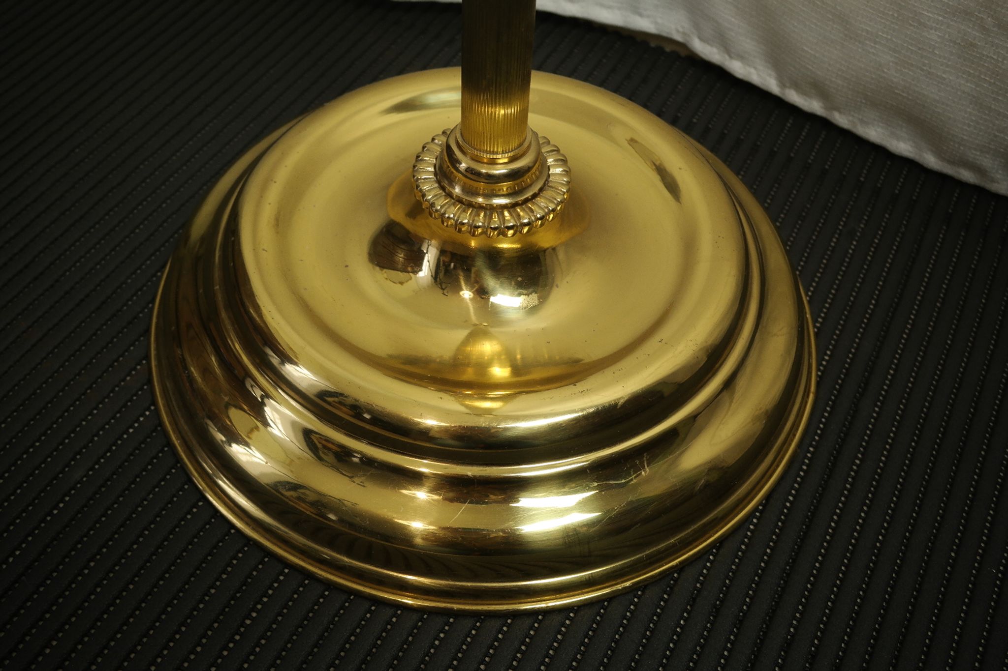 Art Deco brass coat rack from the 20th century.