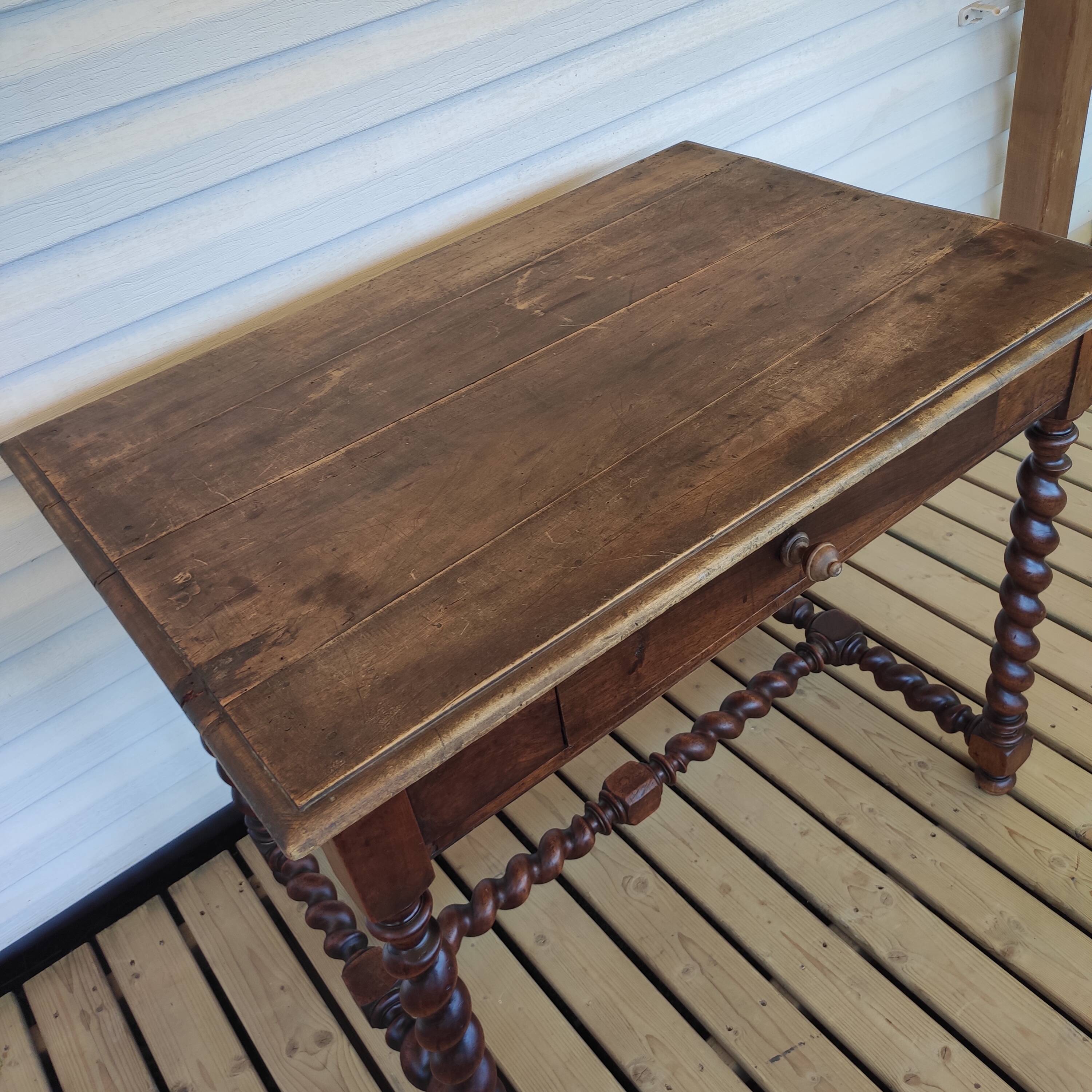 Old office table Louis XIII style