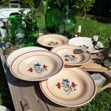 Vintage Luneville K&G plates