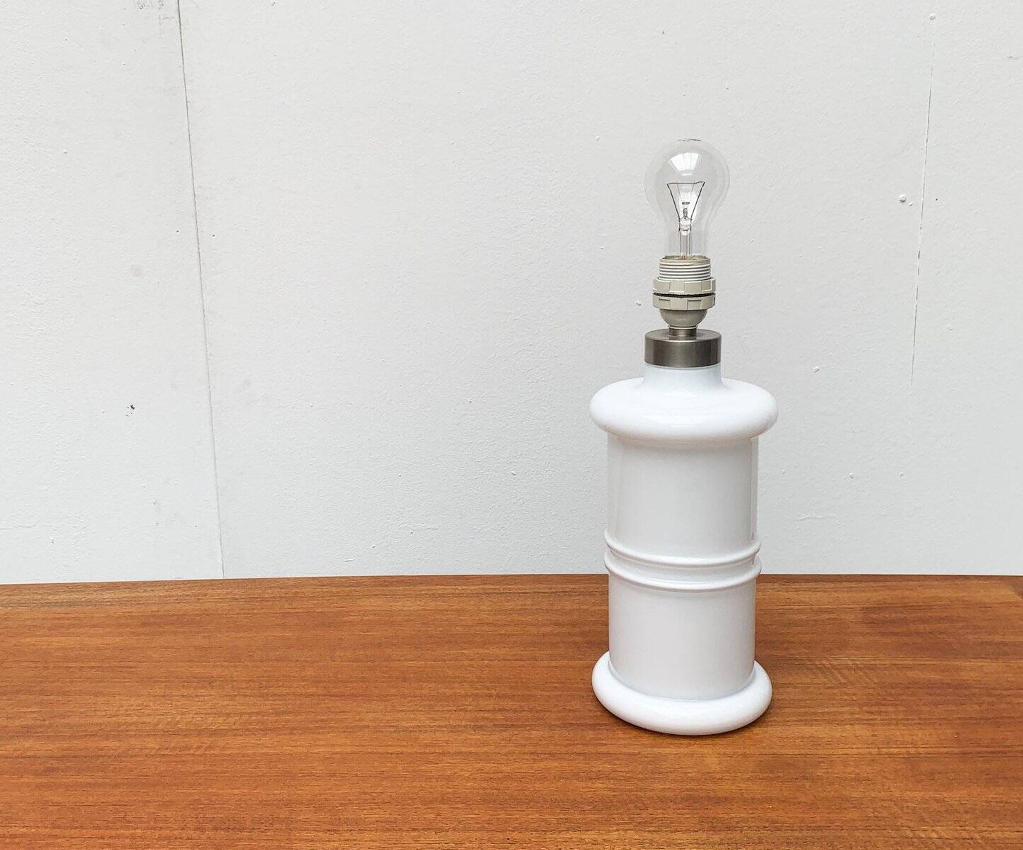 Lampe de table Apoteker en verre danoise vintage par Sidse Werner pour Holmegaard