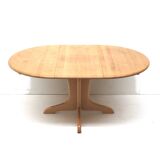 Vintage extendable dining table made in the 1970s