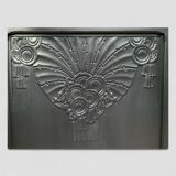 Buffet parisien vitré noir art déco 1930