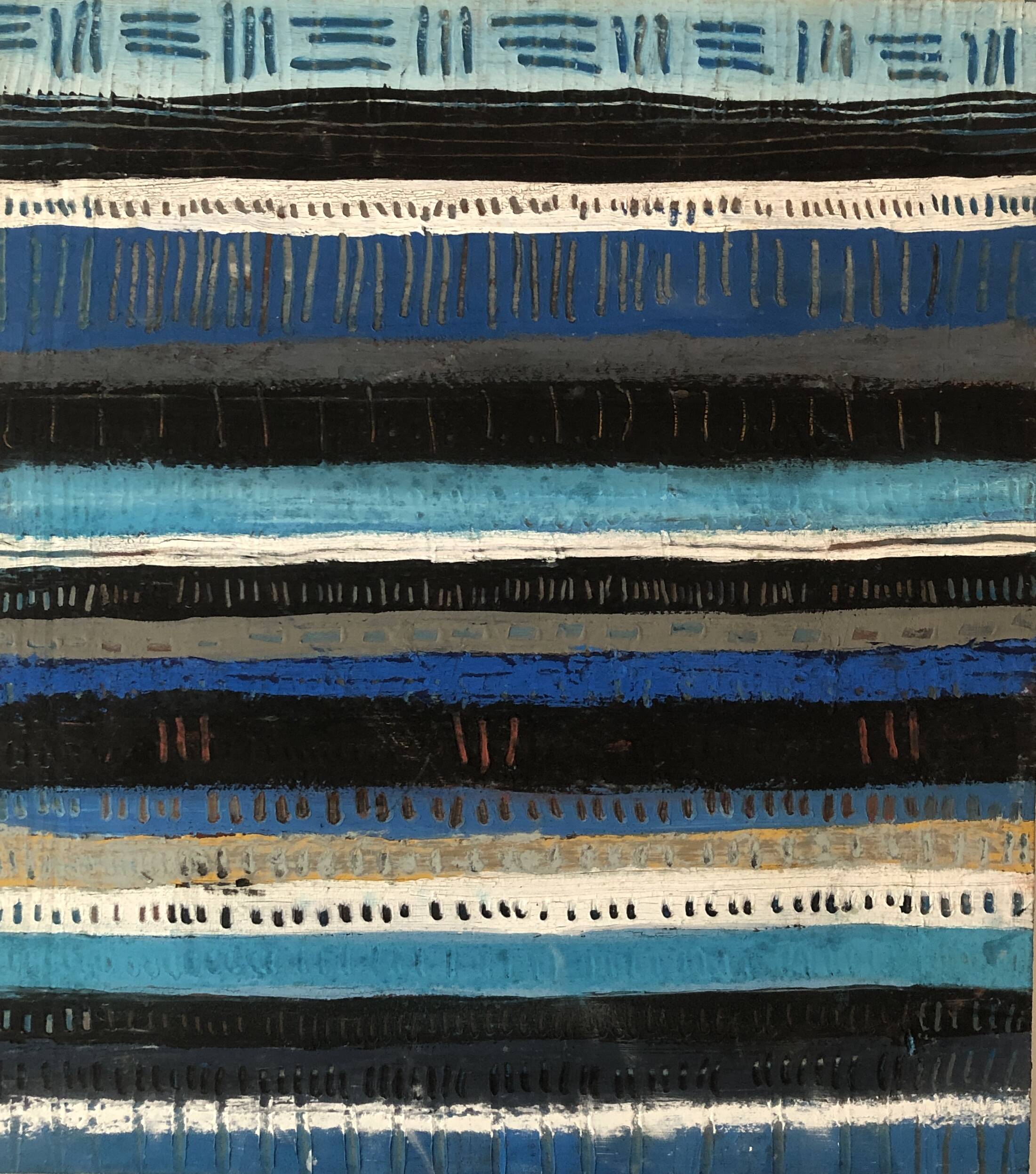 Abstract Blue Painting