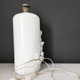 Shell lamp base, Italian ceramic