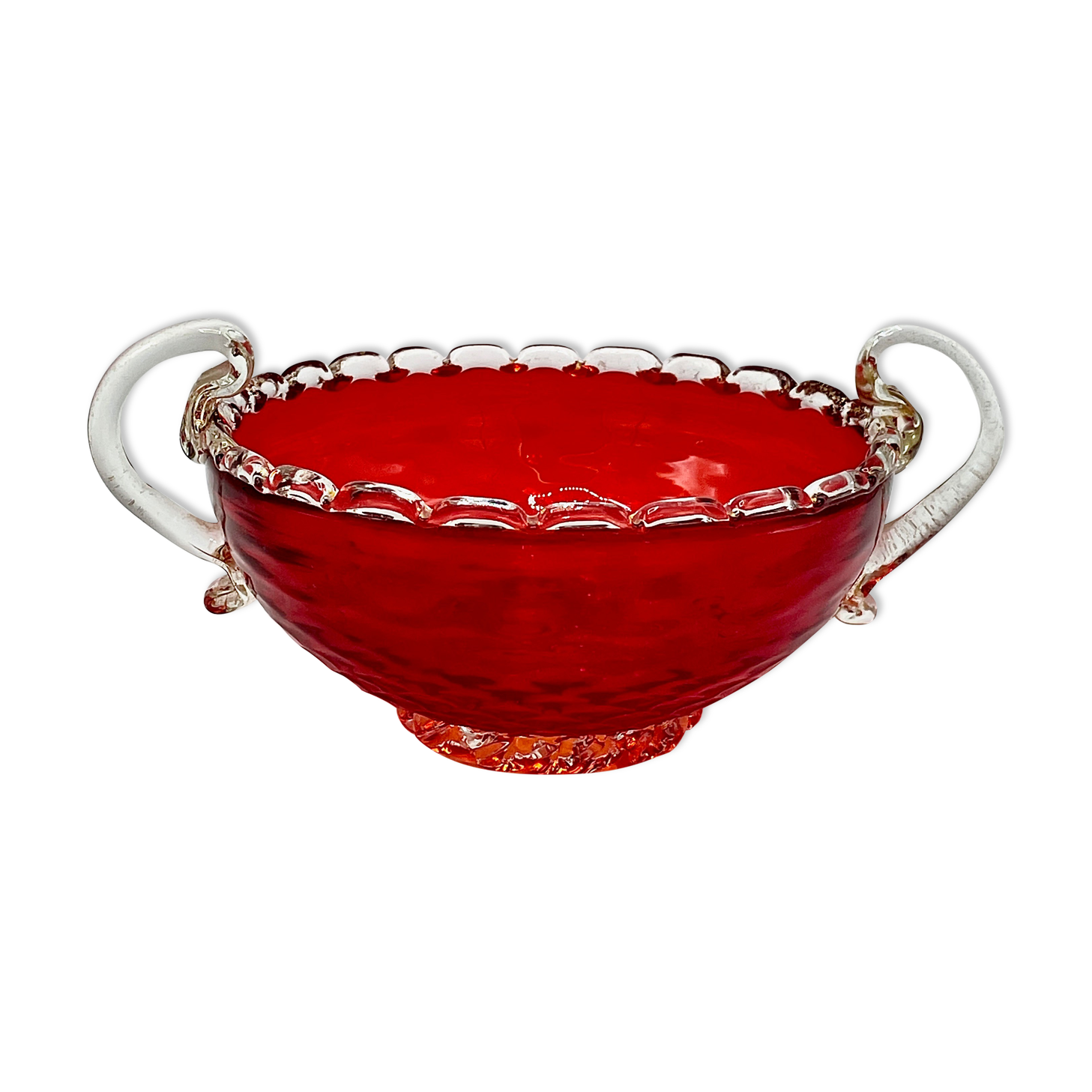 Glass cup, Murano, Italy 1960's