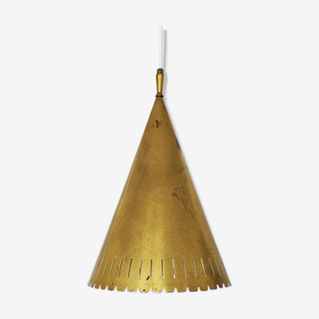 Swedish Mid-Century Modern brass pendant lamp