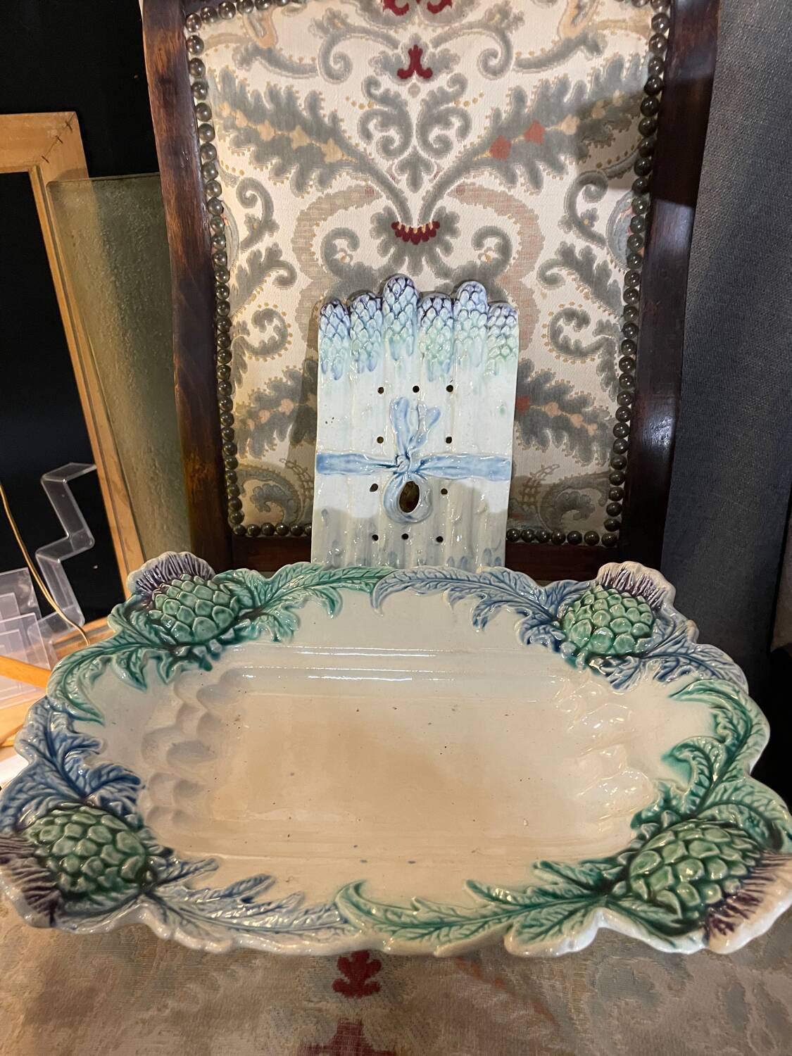 19th century asparagus dish