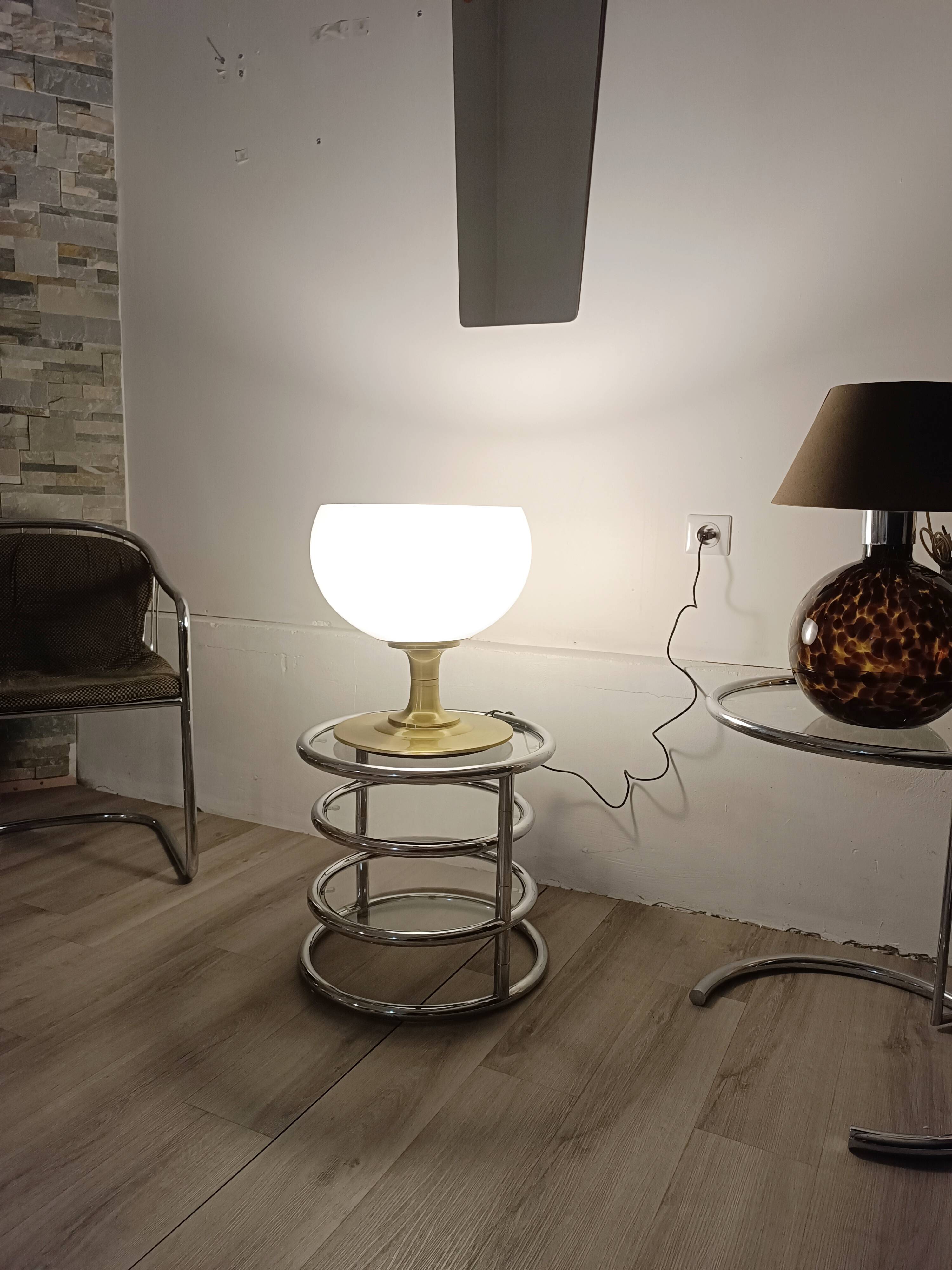 Lampe coupe géante Italie 1970s