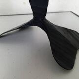 Shabbat candlestick by David Palombo in forged metal