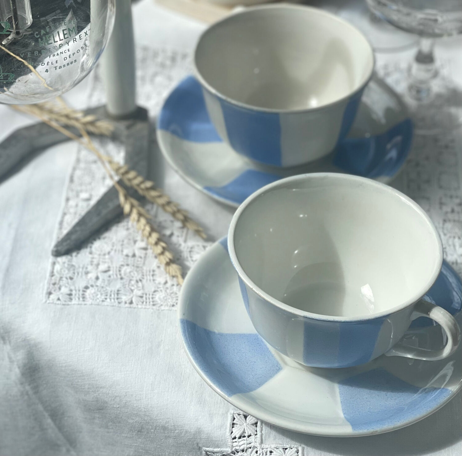 Duo de tasse ancienne FB