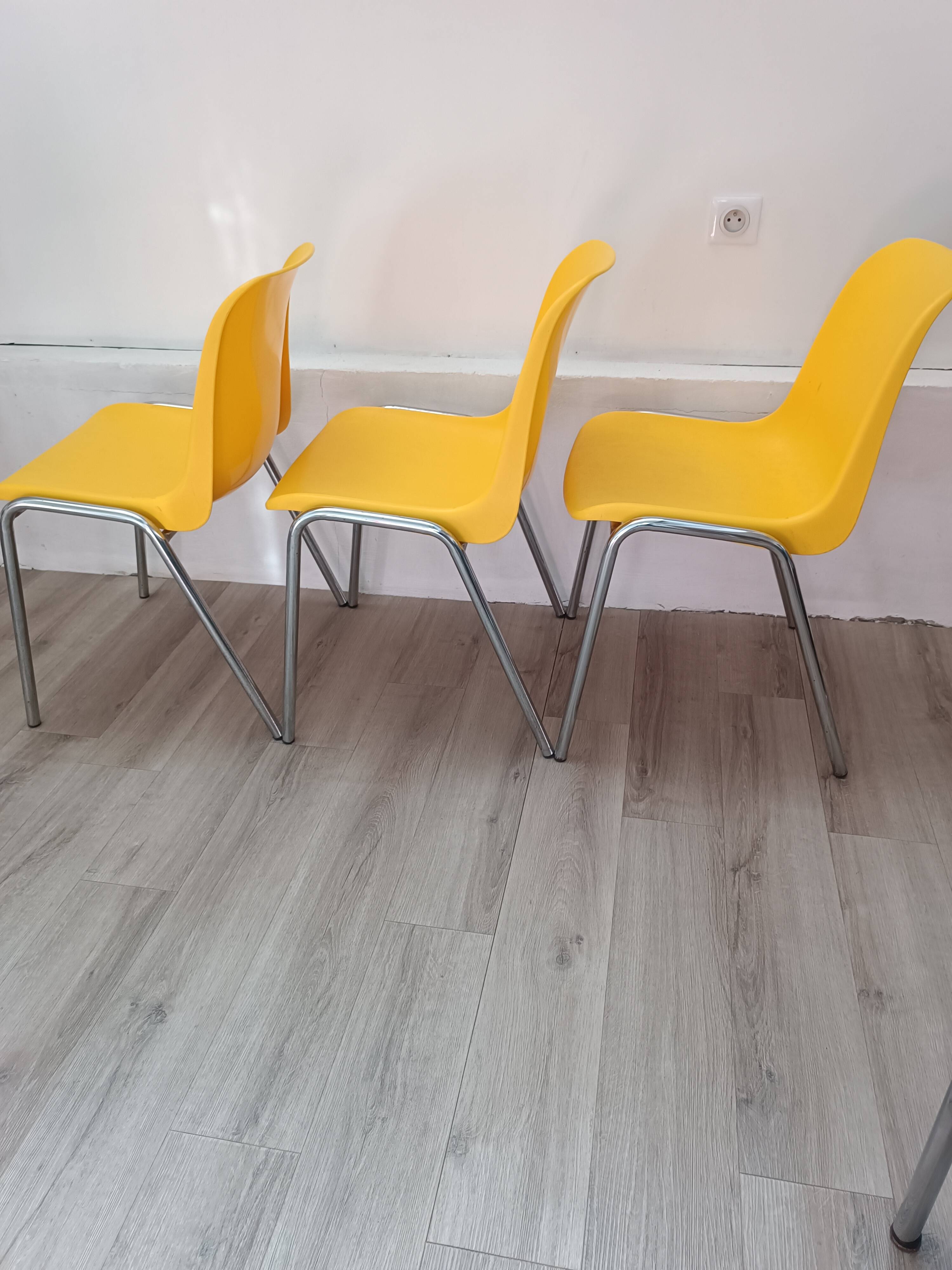 Original Hélène chair set by Bericoplast 1990s
