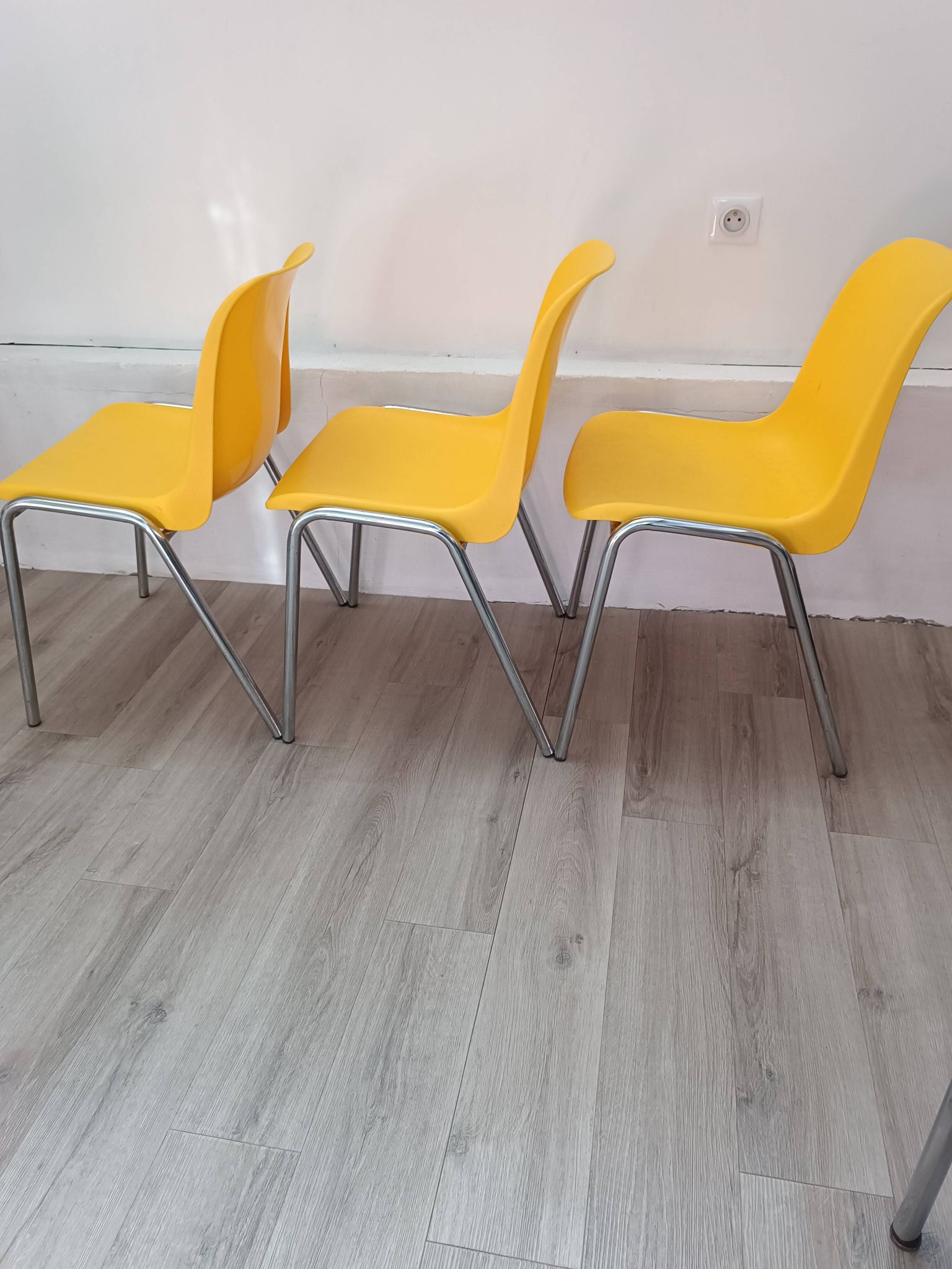 Original Hélène chair set by Bericoplast 1990s