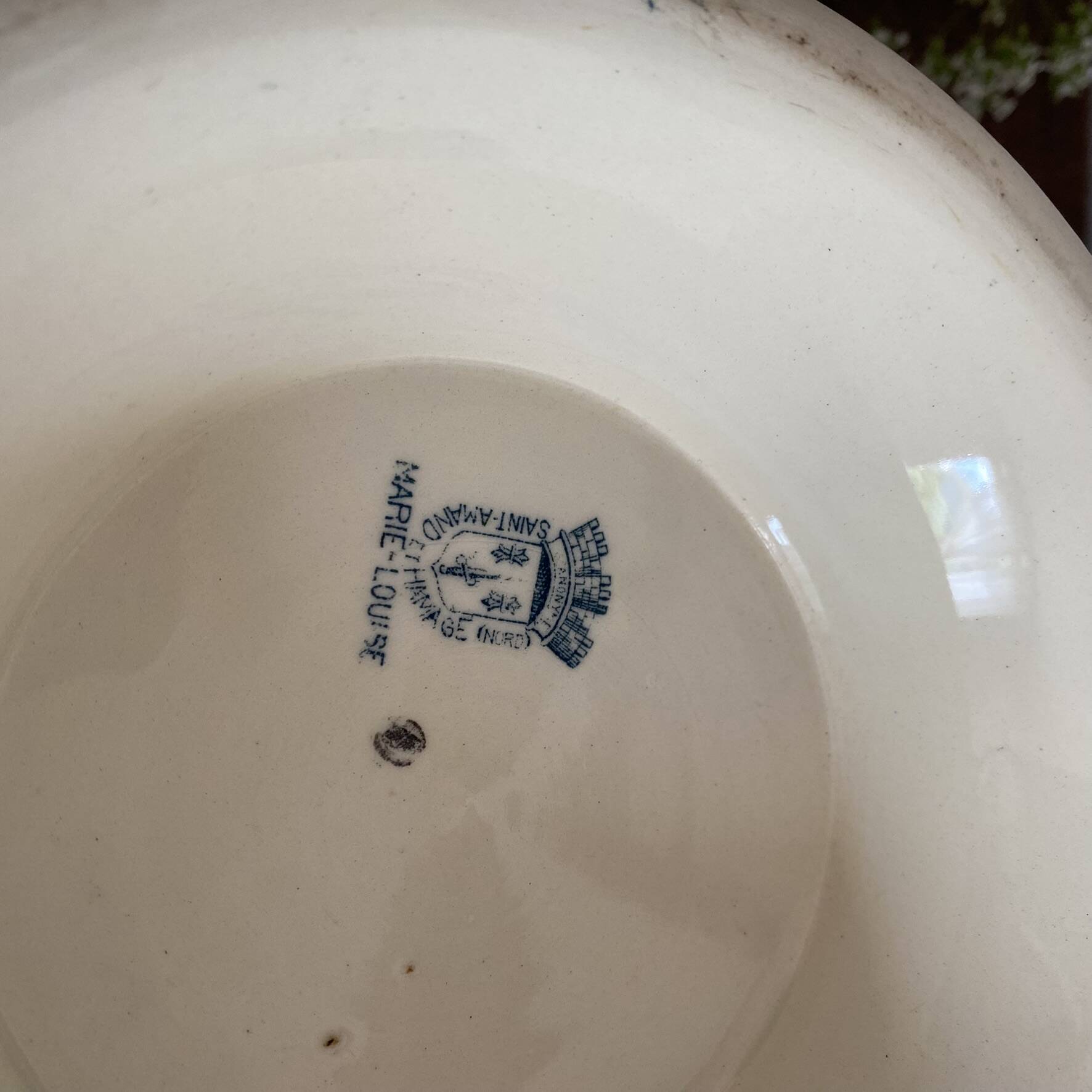 Vegetable dish or fruit bowl in ironstone Marie Louise