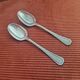 Alfénide Christofle Series 2 small coffee spoons model Tosca in metal