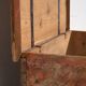 Antique painted trunk with floral motifs (c.1920) #32