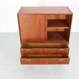 Mid- century modern  teak bookcase, cabinet, 1960 Denmark