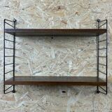 60's 70's oak string shelf module by Kajsa & Nils "Nisse" Strinning Sweden