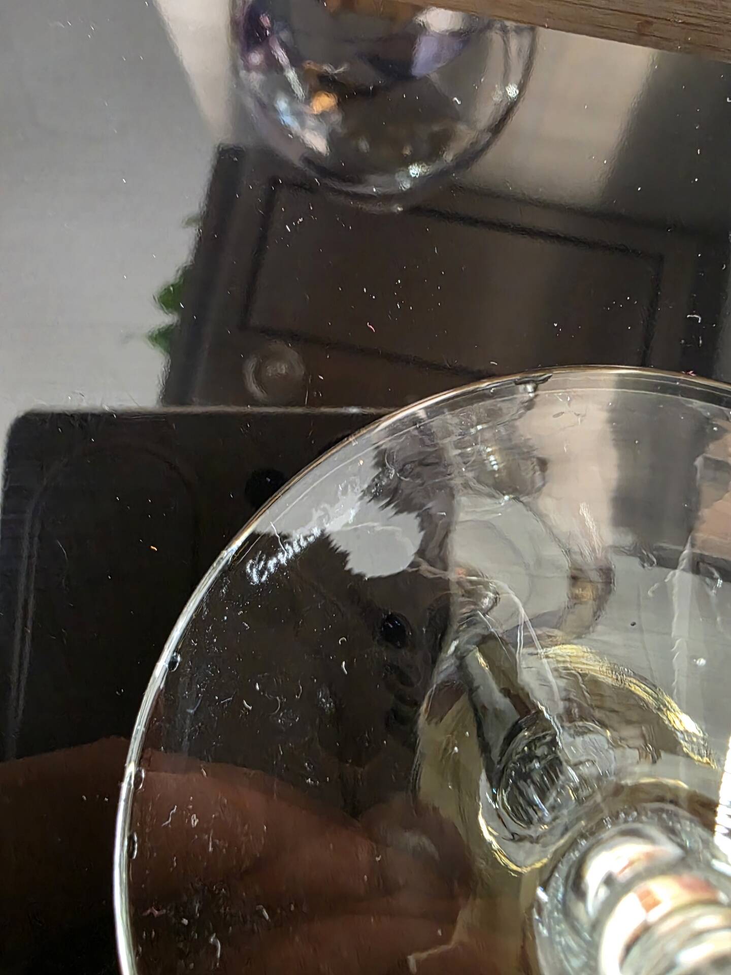 Pair of large tasting glasses / balloon in Paris crystal