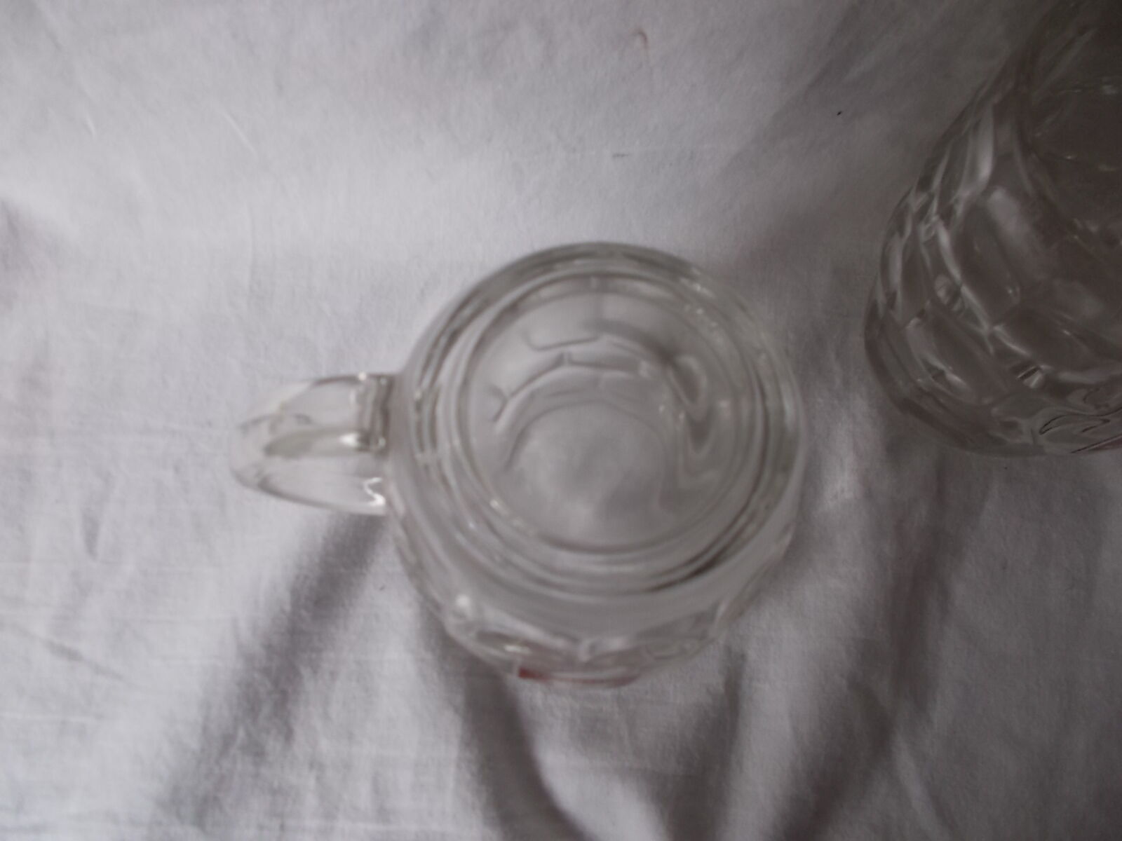 Vintage glass beer mugs