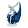 Art Deco dancer sculpture by Fasold & Stauch, German porcelain.